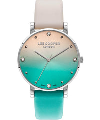 Lee Cooper  Women's Watch Multicolor Dial Multicolor Leather Strap, LC07553.331