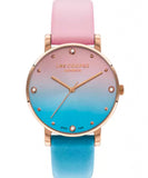 Lee Cooper  Women's Watch Multicolor Dial Multicolor Leather Strap, LC07553.488