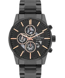 Lee Cooper  Men's Watch Black Dial Graphite Metal Strap, LC07562.060