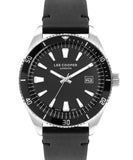 Lee Cooper  Men's Watch Black Dial Black Leather Strap, LC07611.351