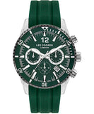 Lee Cooper  Men's Watch Green Dial Green Rubber Strap, LC07628.377