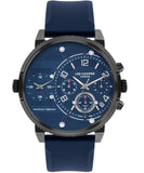 Lee Cooper  Men's Watch Blue Dial Blue Silicone Strap, LC07650.099