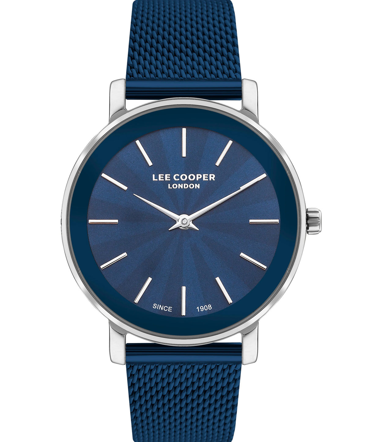 Lee Cooper  Women's Watch Blue Dial Blue Mesh Strap, LC07687.390
