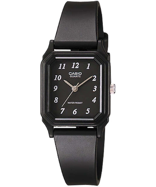 Casio men analog watch, black dial with comfortable strap, model CS-LQ-142-1BDF, Bahrain