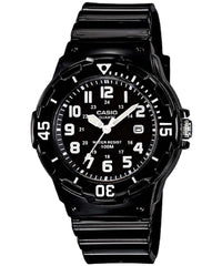 Casio Women's Watch Analog, Black Dial Black Resin Strap, LRW-200H-1BVDF