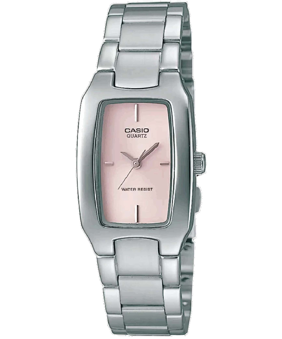 Casio Women's Watch Analog, White Dial Silver Stainless Steel Strap, LTP-1165A-4CDF