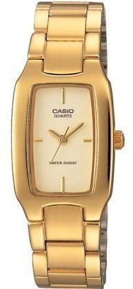 Casio Women's Watch Analog, Gold Dial Gold Stainless Steel Strap, LTP-1165N-9CRDF