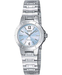 Casio Women's Watch Analog, White Dial Silver Stainless Steel Strap, LTP-1177A-2ADF