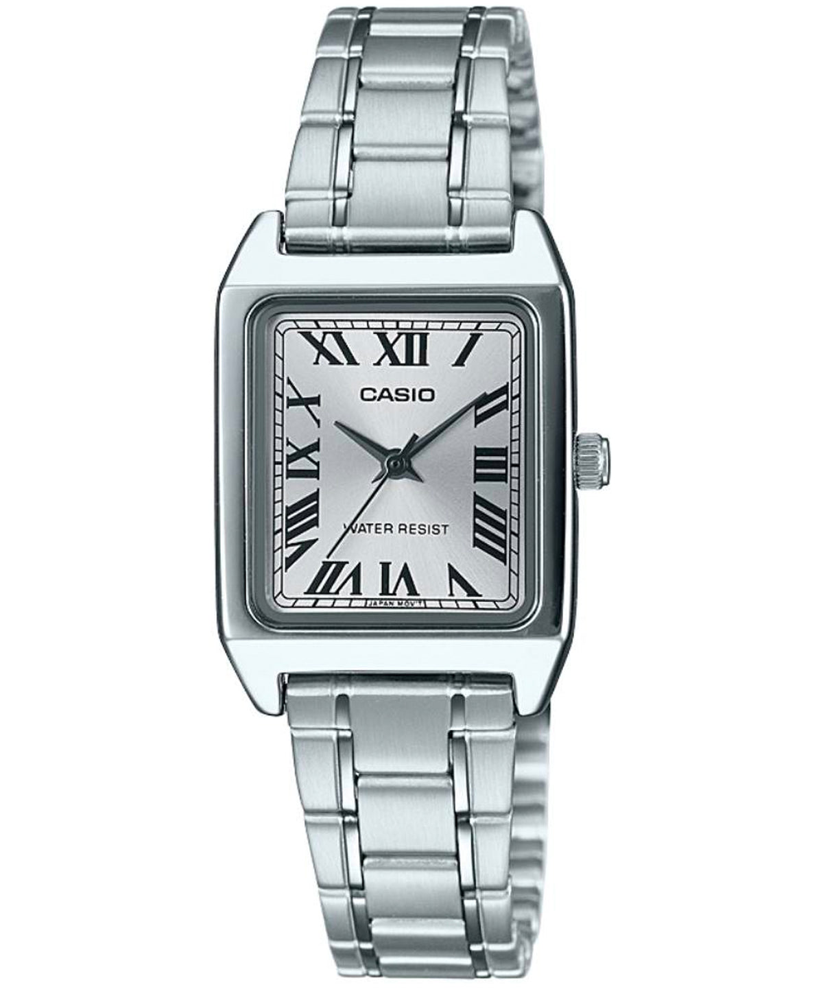 Casio Women's Watch Analog, Silver Dial Silver Stainless Steel Strap, LTP-V007D-7BUDF