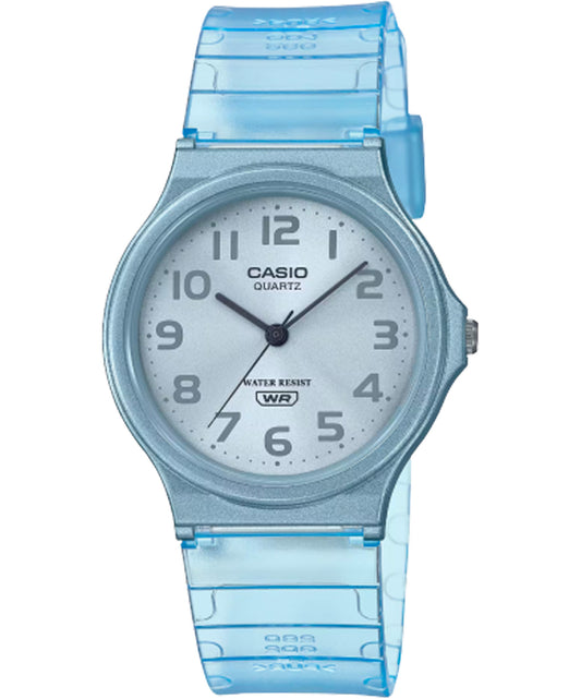 Casio men analog watch, blue dial with comfortable strap, model CS-MQ-24S-2BDF, Bahrain
