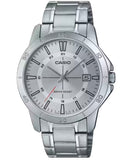 Casio Men's Watch, White Dial Silver Stainless Steel Strap, MTP-V004D-7CUDF