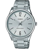 Casio Men's Watch Analog, Silver Dial Silver Stainless Steel Strap, MTP-V005D-7BUDF