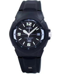 Casio Men's Watch Analog, Black Dial Black Resin Strap, MW-600F-1AVDF