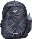 Wildcraft Bravo 35 Rain covered Contour Black 18" Backpack, BRAVO35BK