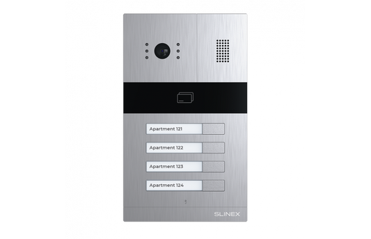 Slinex MA-04CRHD multi-apartment outdoor intercom panel with access control
