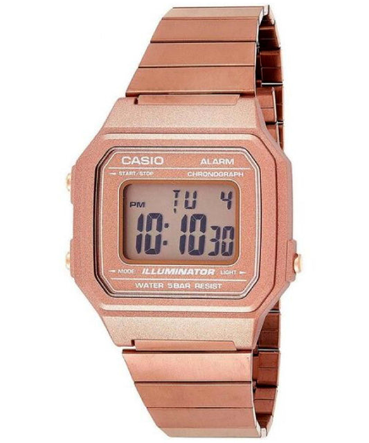 Casio men analog watch, gold dial with comfortable strap, model CS-B650WC-5ADF, Bahrain