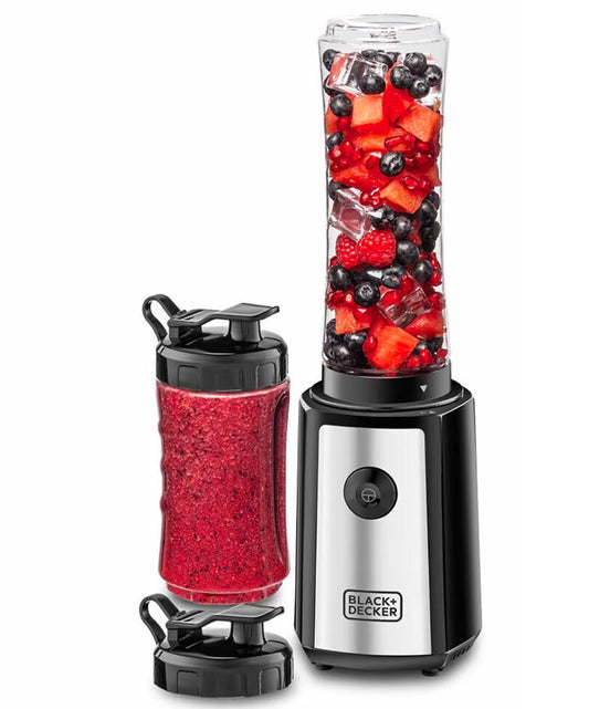 Black+Decker, 300W Personal Compact Sports Blender Smoothie Maker, SBX300 Blender BL-SBX300