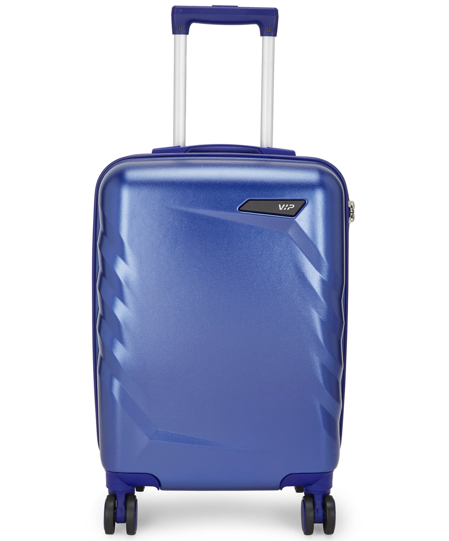 VIP Scott 55cm, 8 Wheel Hard Top Cabin Trolley, Blue, SCOTT55BLU