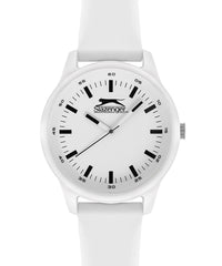 Slazenger Tiger Unisex Watch White dial White Rubber Strap, SL.09.6368.1.01