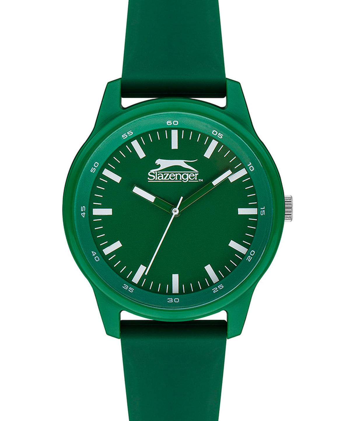 Slazenger Tiger Unisex Watch Green dial Green Rubber Strap, SL.09.6368.1.05