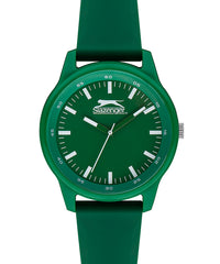 Slazenger Tiger Unisex Watch Green dial Green Rubber Strap, SL.09.6368.1.05