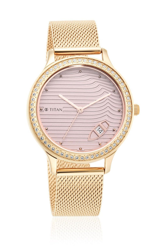 Titan, Women, Analog, Watch, Brown Dial, 2634WM04