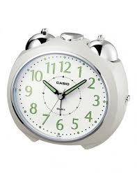 Casio Clock CS-TQ-369-7DF gold dial clock