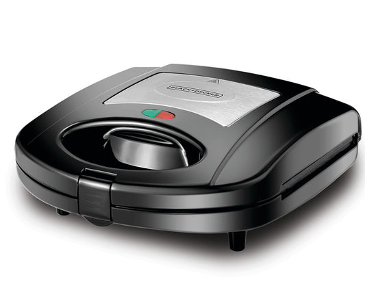 Black+Decker, 2 Slice 3 In 1 Sandwich, Grill & Waffle Maker, TS2130 Sandwich Maker BL-TS2130