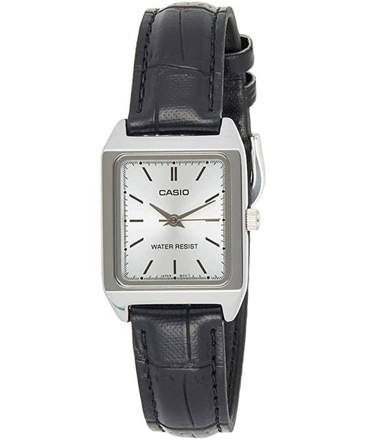 Casio men analog watch, silver dial with comfortable strap, model CS-LTP-V007L-7E1UD, Bahrain