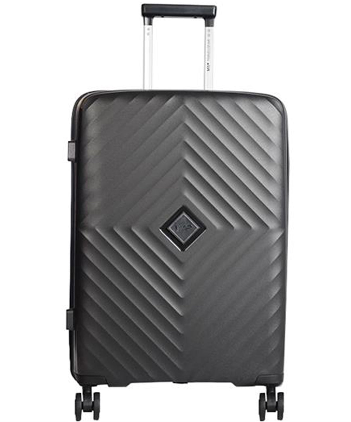 VIP Quad 65cm, 8 Wheel Hardcase Trolley, Black, QUAD8W65BLK