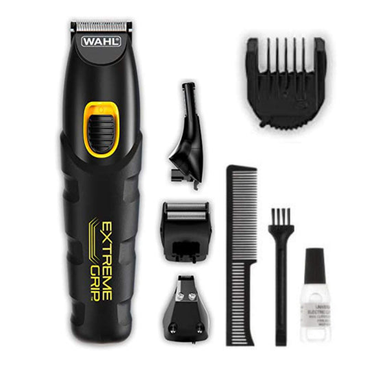 Wahl Extreme Grip Trimmer Kit, Non-Slip Grip, Precision Grooming for Face & Body 09893-1927 Wahl grooming product