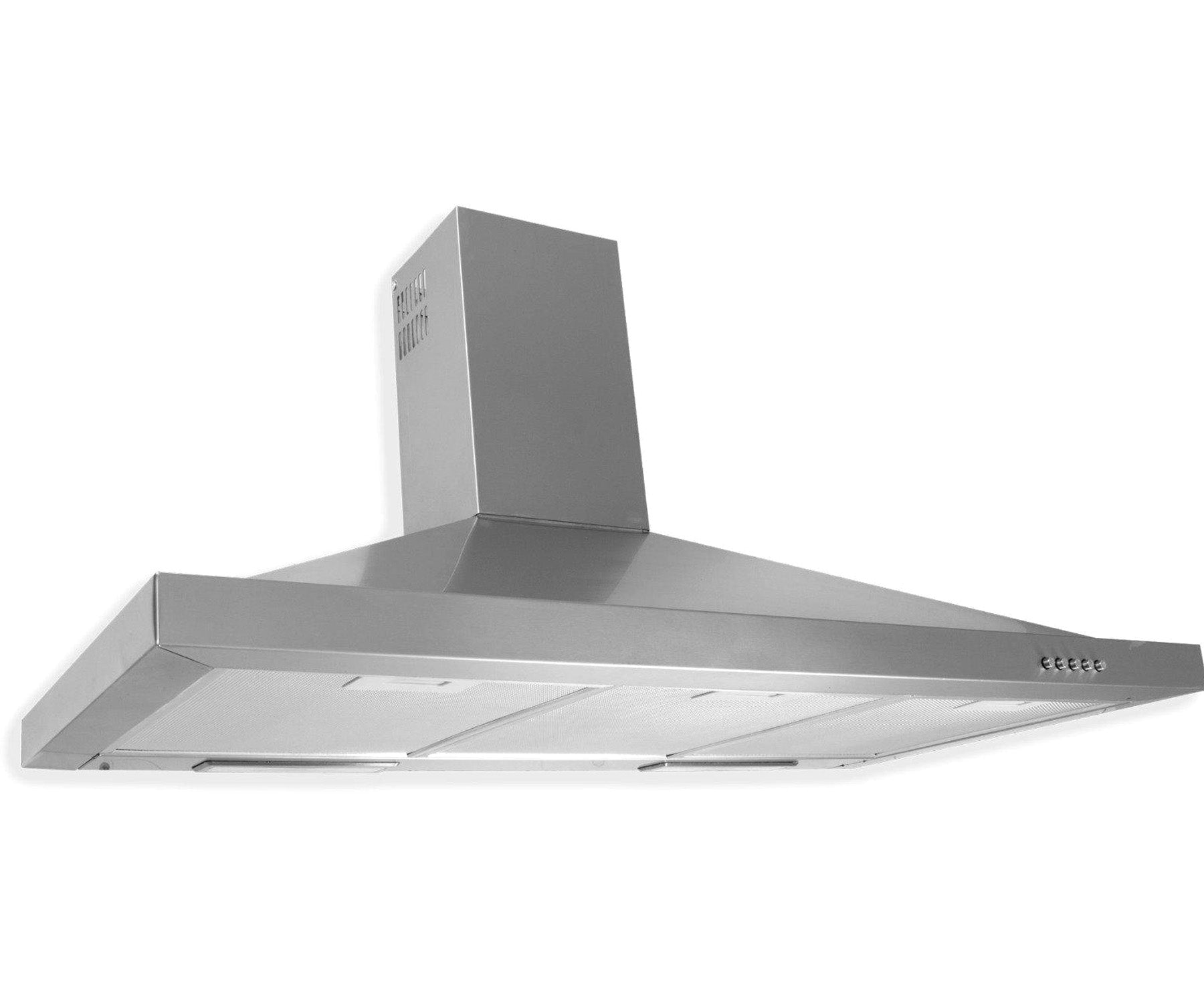 Zen Built-in Chimney Cooker Hood Stainless Steel  90cm 450m3/h Inox, ZPHC90