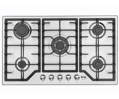 Zen Built-In Gas Hob 90cm 5 Burners Stainless Steel Inox, ZGH90